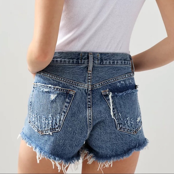 Agolde Parker Rocksteady Jean Shorts - Picture 2 of 7